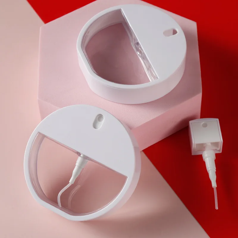 30ml Empty Perfume Spray Bottle Plastic Refillable Atomizer Container Portable Perfume Scent Spray Bottle Pink / White