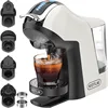 KOTLIE 5in1 19Bar Multicapsule Espresso Coffee Machine, Cold&Hot Brewing Single-Serve Coffee Maker, Cappuccino&Latte Maker,White 1