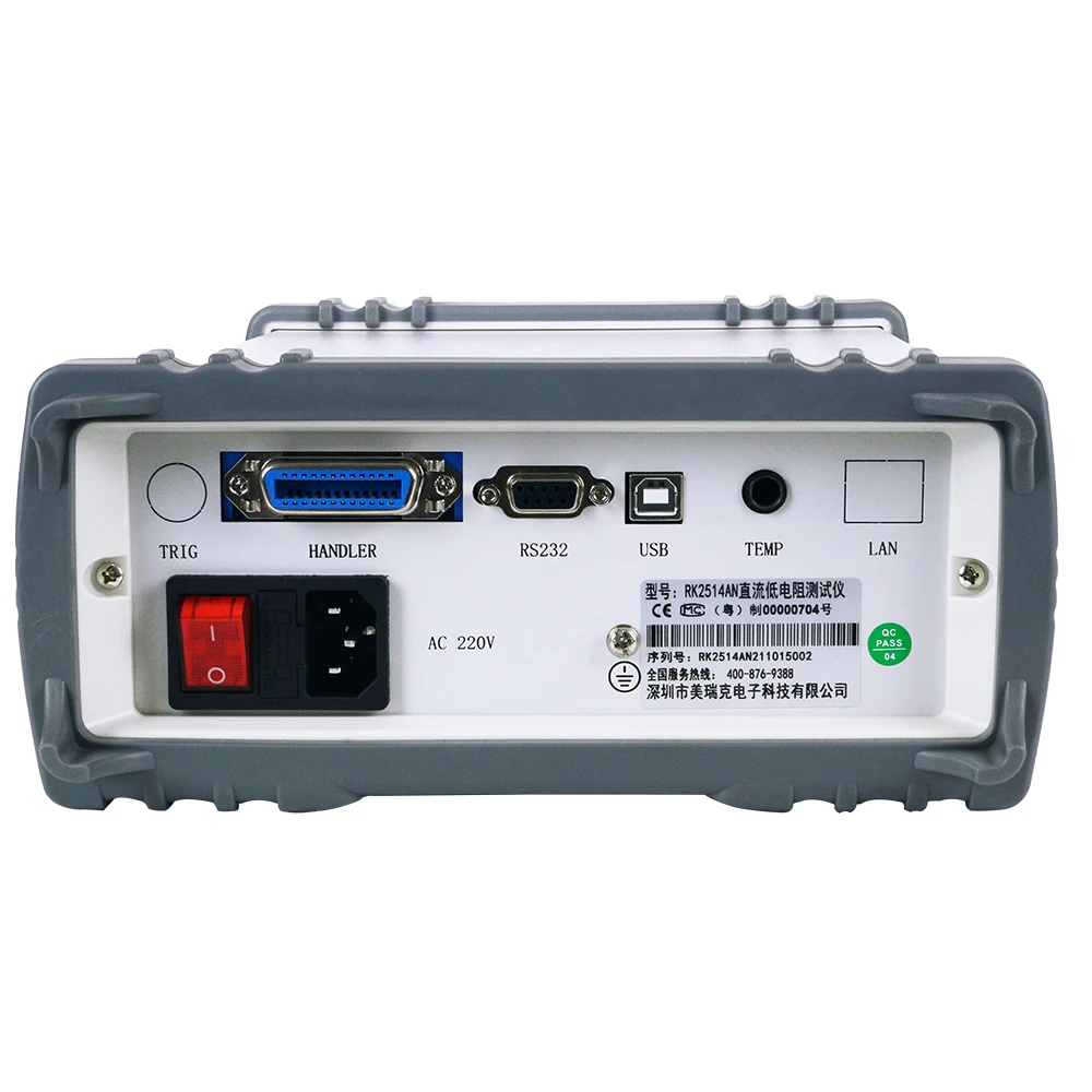 

Rk2514AN Precision Resistance Tester 20M Ω Precision 0.01% Factory price