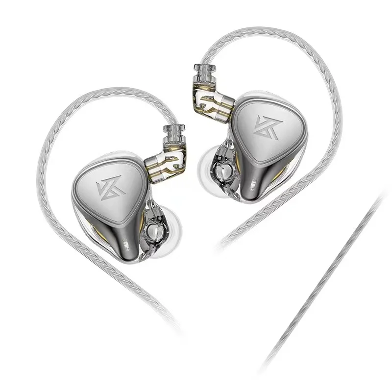 Wired earphones KZ ZEX Pro electrostatic + dynamic + balanced in-ear earphone noice cancelling sport game HIFI headset detachable cable EDX EDS ZSN wired earphones