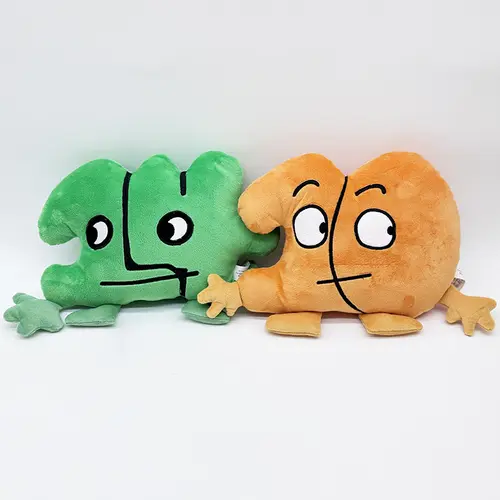 Bfdi Plushie Battle for Dream Island Plush Toy Four Ten Fourteen Stuffed Animal Leafy Firey Coiny Bubble Cake Lollipop Kids Gift - Image 3