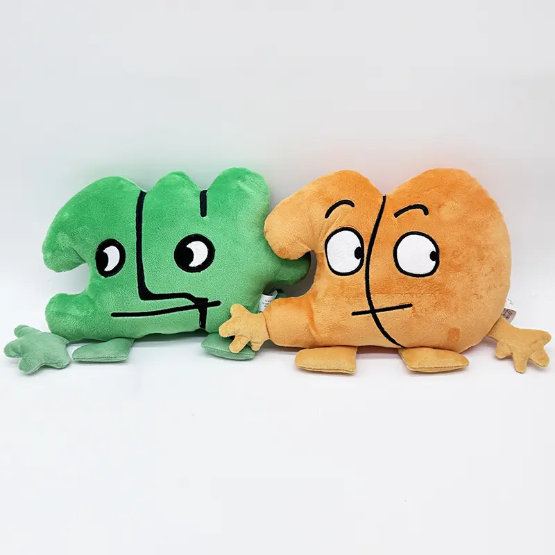 Bfdi Plushie Battle for Dream Island Plush Toy Four Ten Fourteen Stuffed Animal Leafy Firey Coiny Bubble Cake Lollipop Kids Gift - Image 3