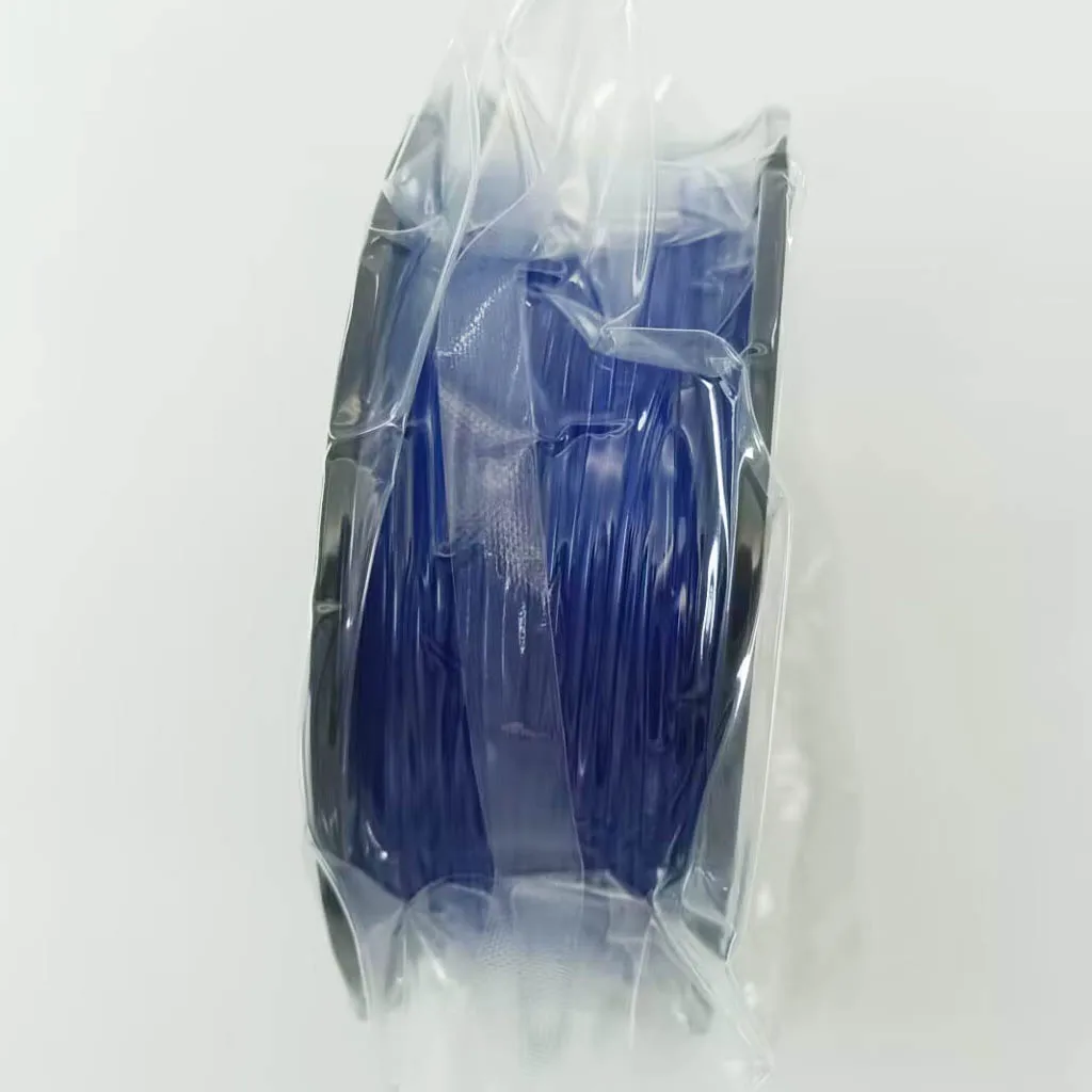 EasyThreed 3D 인쇄 유연한 필라멘트 TPU, 투명 효과, 직경 1.75mm 그물 무게추, 250g 길이 80M, 부드러운 소재