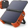 Portable Power Station 1000W with Built-in Solar Panel, 614WH/192000mAh LiFePO4 Battery Pack, Solar Generator with AC/DC/USB/PD 1