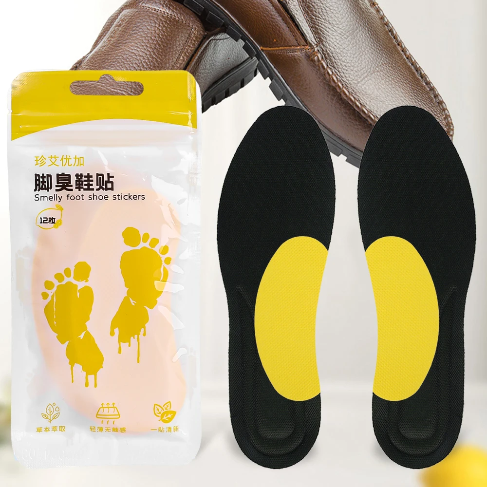 Shoes Odor Remover Deodorant Patch Invisible Lemon Stickers Foot Care Paddings Athlete's Foot Soothing Insole