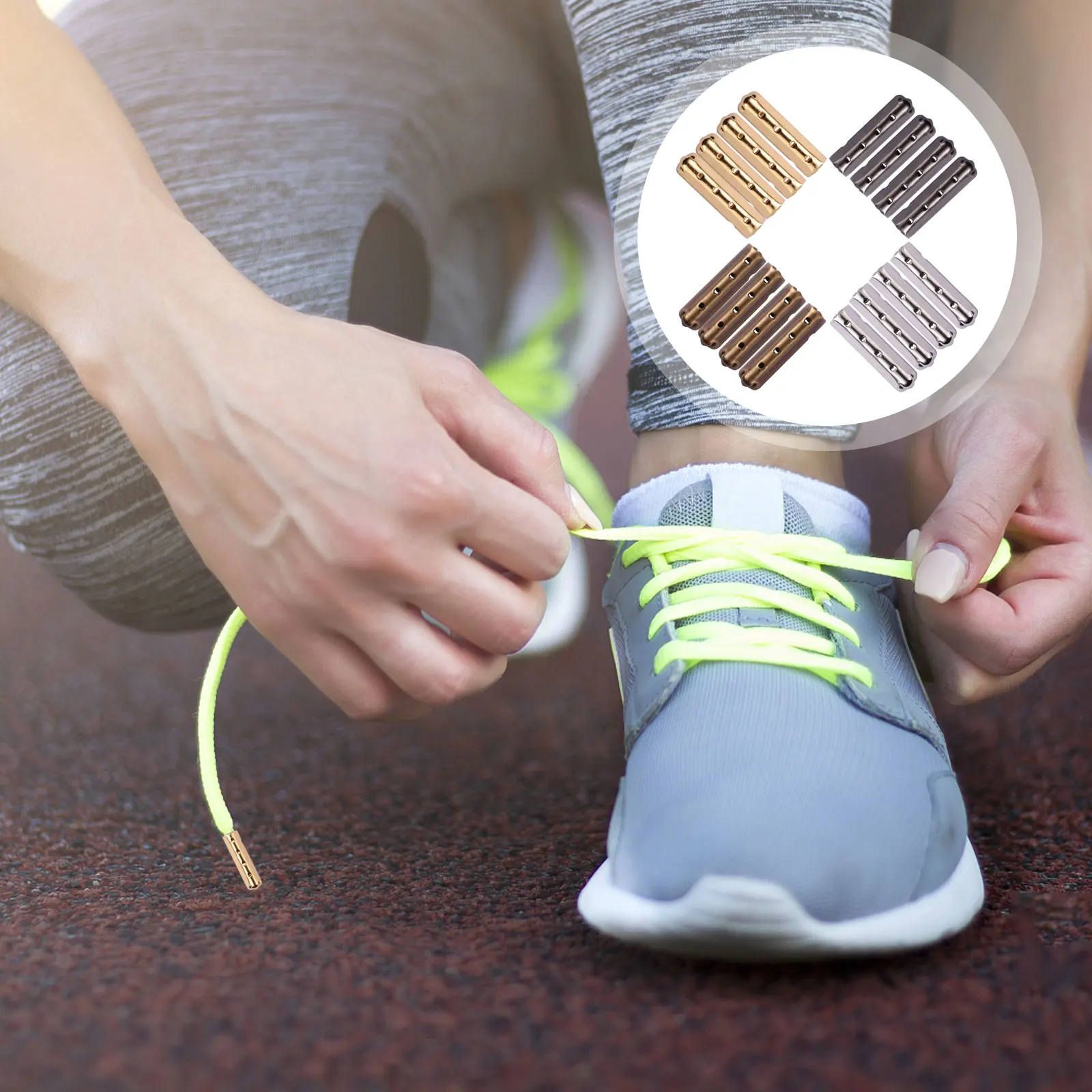 Shoelace Aglets 80pcs Metal Shoelace Aglets
