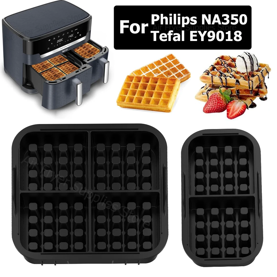 Accessori per friggitrice ad aria calda Philips Airfryer Dual Basket 3000-5000 serie 3L/6L/9L NA350/NA550 Airfryer accessori friggitrice ad aria calda stampo in silicone accessori