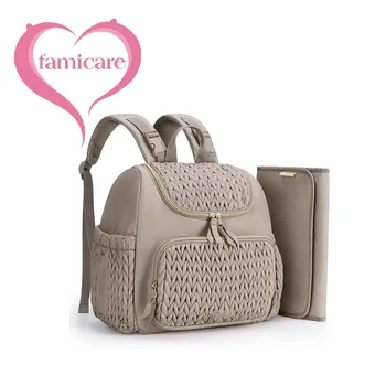 Borsa per pannolini transfrontaliera Madre multifunzionale e bambino Borsa per mamma fuori moda Zaino di grande capacità Borsa per appendere passeggino