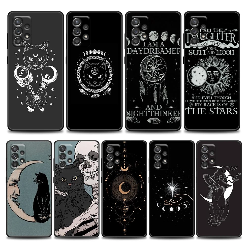 Fool Tarot Card Meanings Cat Phone Case for Samsung A01 A02 S A03s A11 A12  A21s A32 5G A41 A72 5G A52s 5G A91 Soft Silicone| | - AliExpress