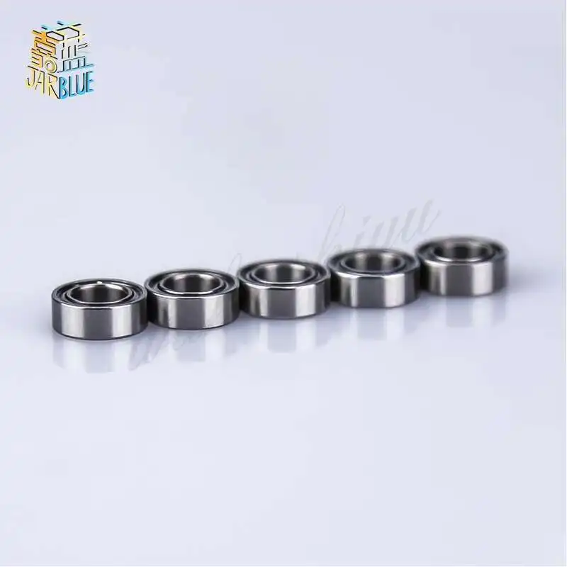 Lot de 10 roulements moteur MR85 ZZ W3 5x8x3mm ABEC3 alignés, emballage blister.