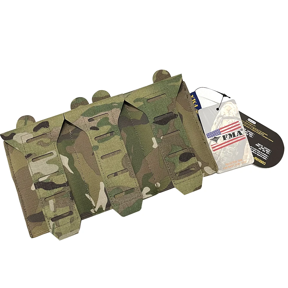 実物　ATS トリプル M4 マガジンポーチ マルチカム 米軍放出品 ATS TACTICAL トリプル マガジンポーチ 7.62/5.56