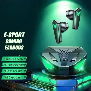2025 NEW TWS Earphones Bluetooth Wireless Gamer Headphones 65ms Low Latency Earbuds fone Gamer Headset Gamer With Mic Handfree 1