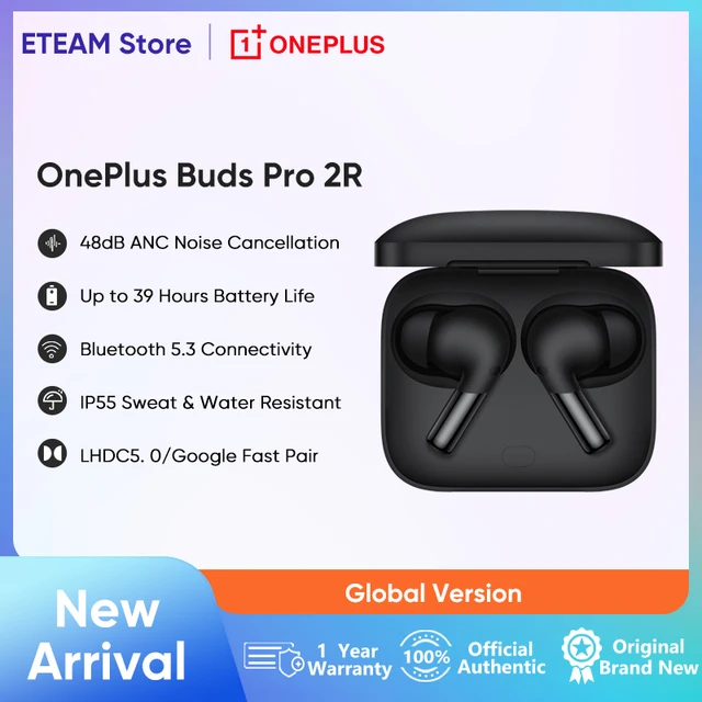 New OnePlus Buds Pro 2 2R Series Earphones TWS Bluetooth 5.3 48dB ANC  Active Noise Cancellation Headphone LHDC/AAC/SBC/LC3 - AliExpress