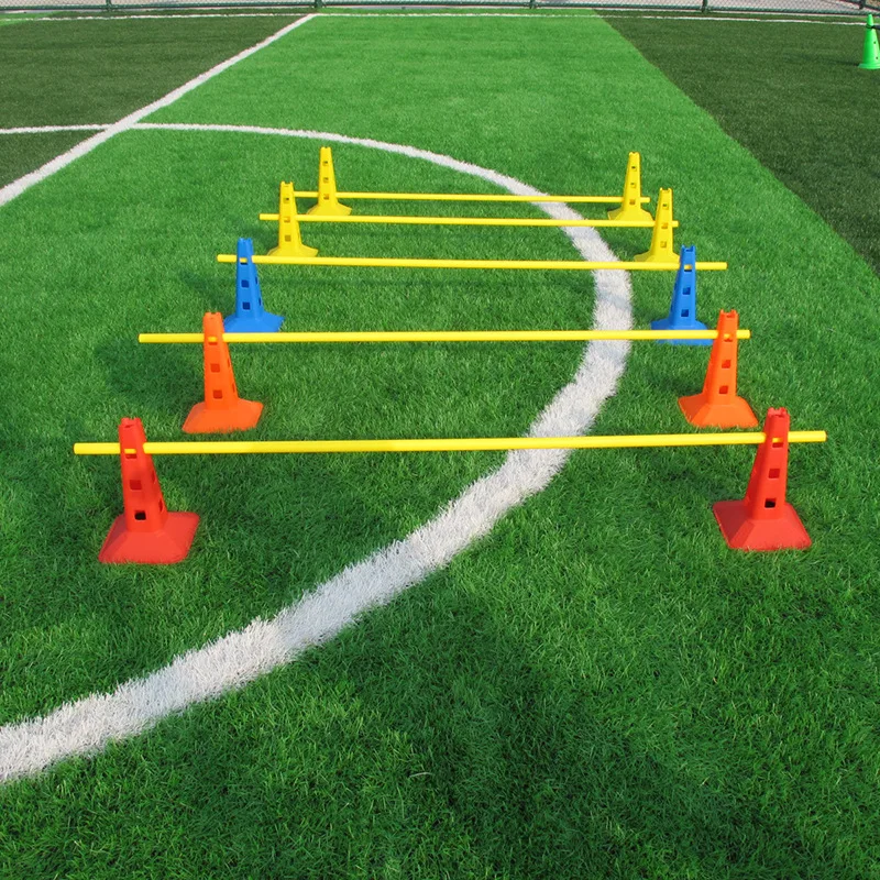 Colorful 10PCS Soccer Marker Agility Durable Training Cones Set Bucket Obstacles Props Football Sign Hurdles Roadblocks