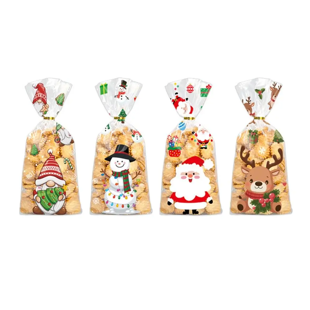 Plastic Christmas Party Supply Bags for Gift Packaging