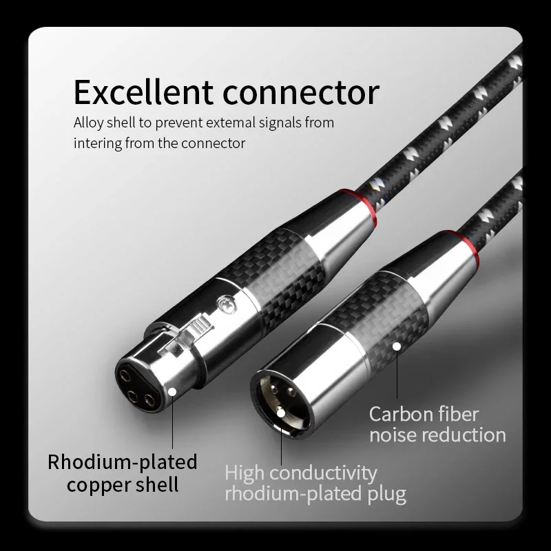 TODN HIFI xlr  ̺ ׷  6N OFC ݵ xlr ÷ -, ũ ͼ ź  ÷