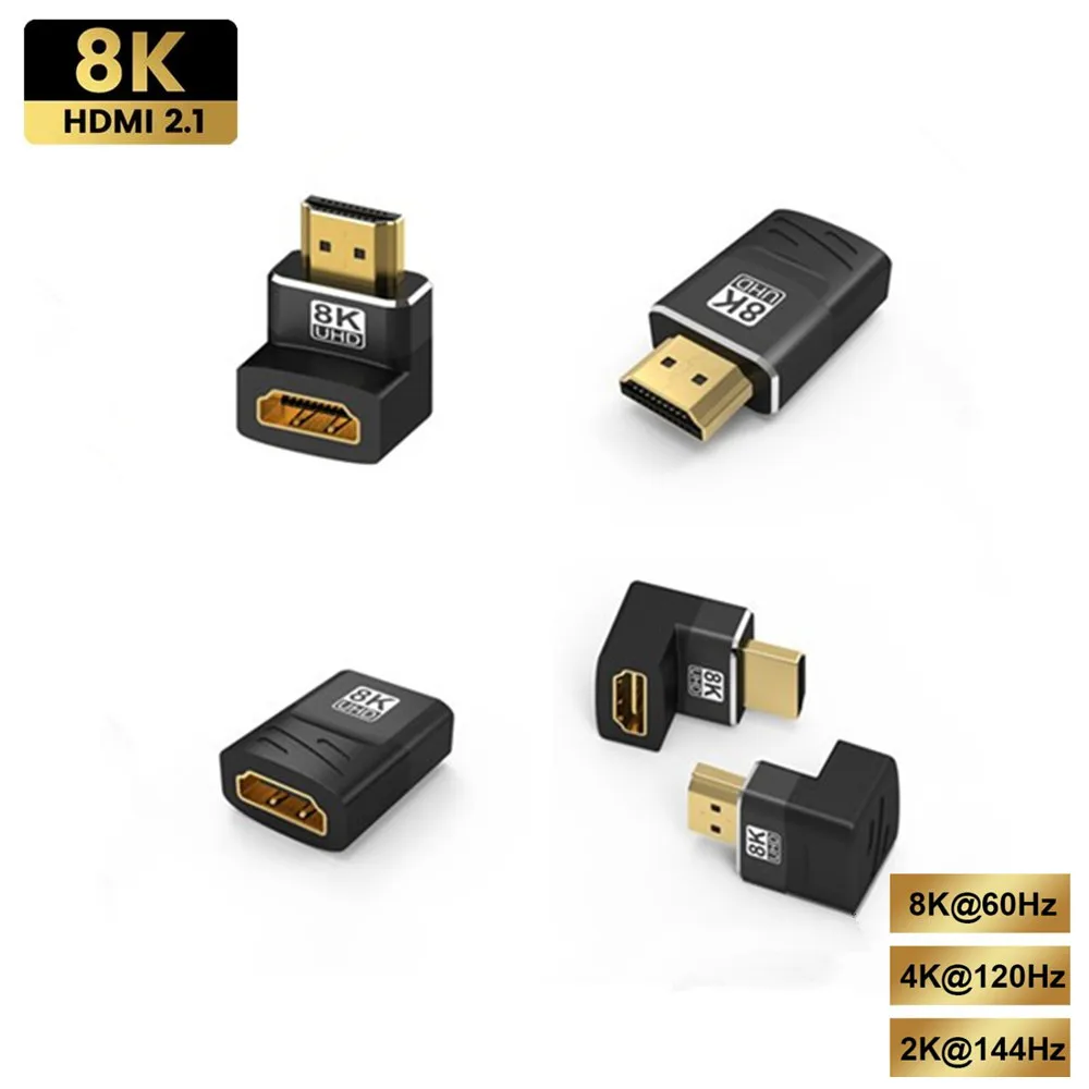 8K Mini HDMI To HDMI Adapter 10Pack, Male To Female Cable - View #7