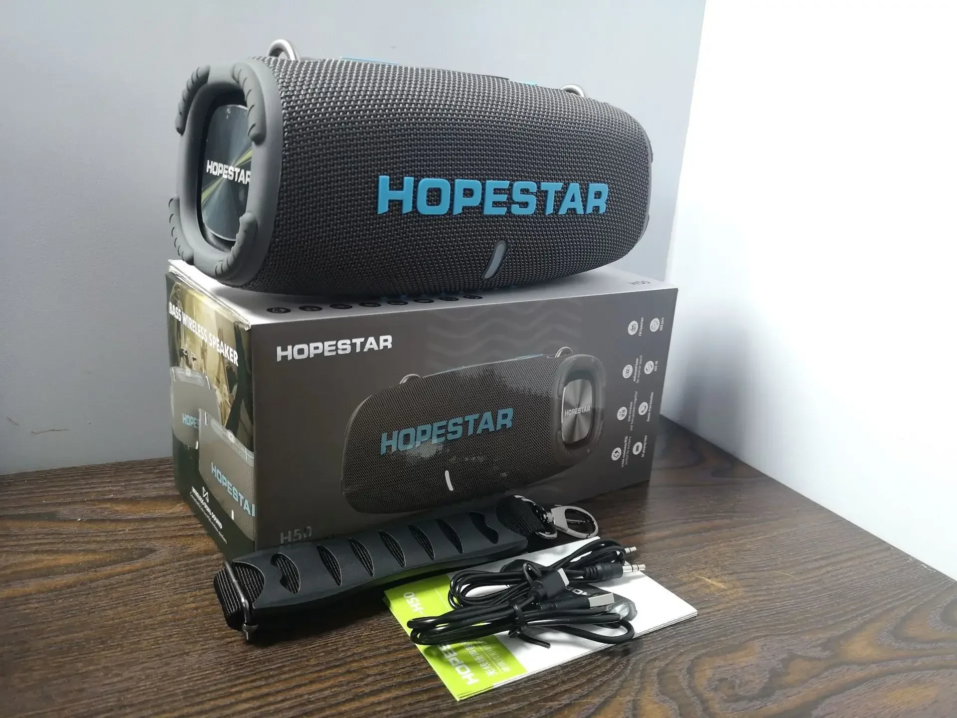 

Мощные портативные Bluetooth колонки HOPESTAR H50, мощный беспроводной сабвуфер, бас, mp3-плеер, звуковая система, радио, FM