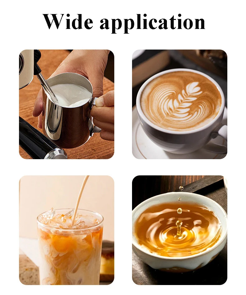 Commercial Milk Frother Automatic Steam Machine 2500W Electric Steam Milk Frothing Machine Espresso Coffee Michine 6
