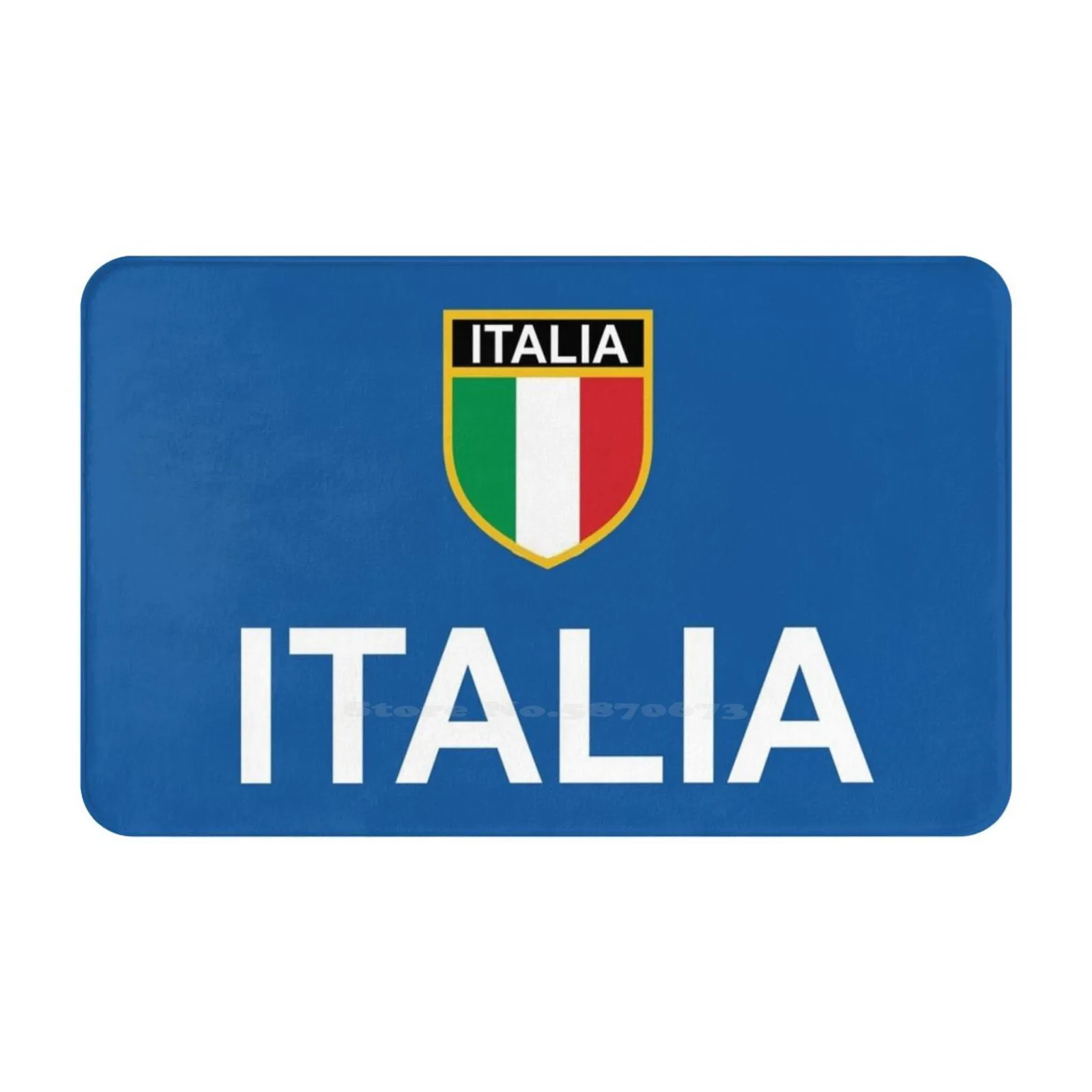 Italia Italia Bandiera Italiana Scudetto Ventagli Italiani Soft Foot Pad Room Goods Tappeto Tappeto Italia Italia Bandiera Italiana Scudetto Italiano