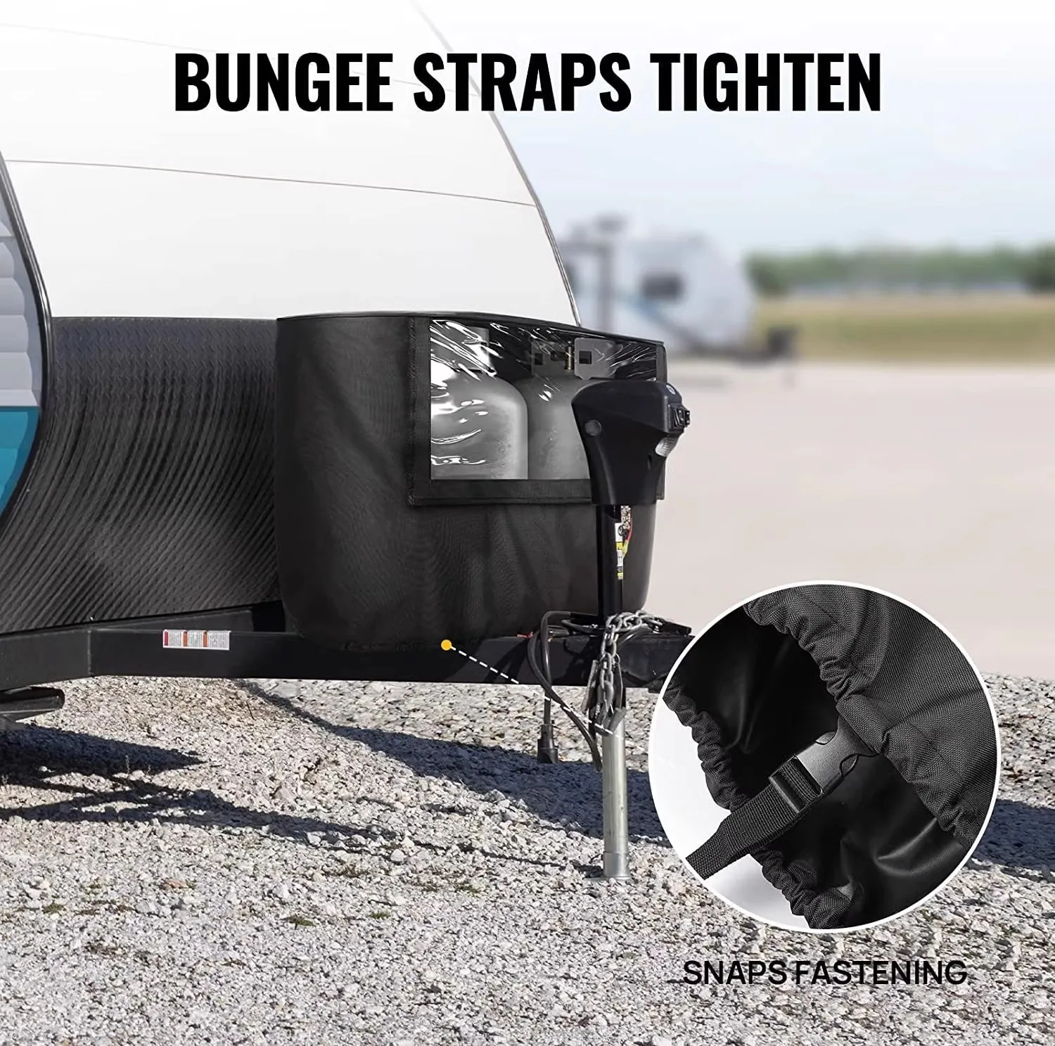 Water Tank Dust Bag RV Propane Tank Cover RV Accessories Cover 20 lb Water Blackout Storage Bag