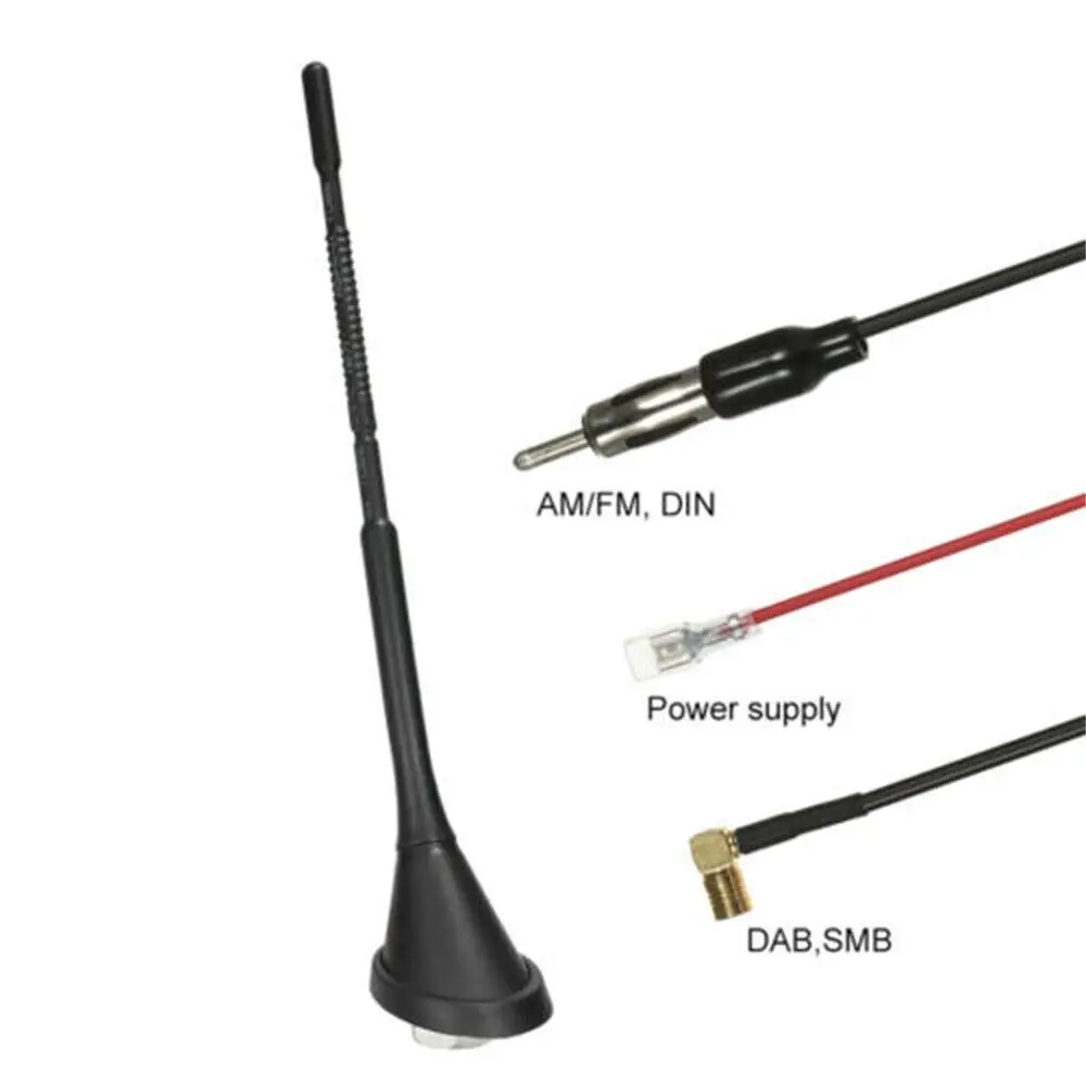 Car DAB+GPS+FM Antenna Aerial Active Amplified Top Roof Mount DAB Antenna  Waterproof