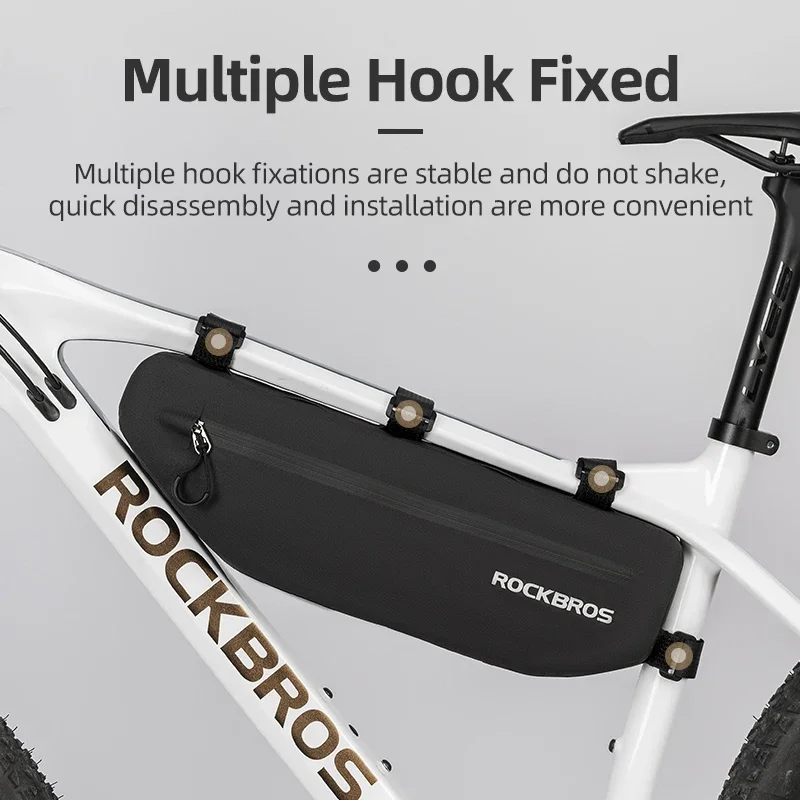 ROCKBROS バイクバッグ防水自転車フロントフレームバッグ MTB ロード