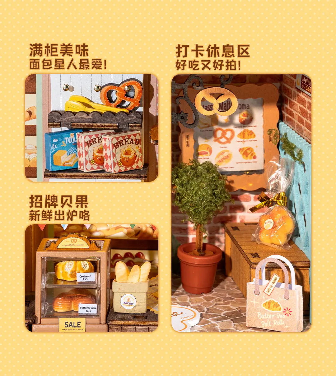 롤라이프 공식 스톡 포토 프레임 DIY 캐빈 프레임 스토리 3D 퍼즐 핸드메이드 조립 모델 빌딩 블록 소녀 휴일 선물