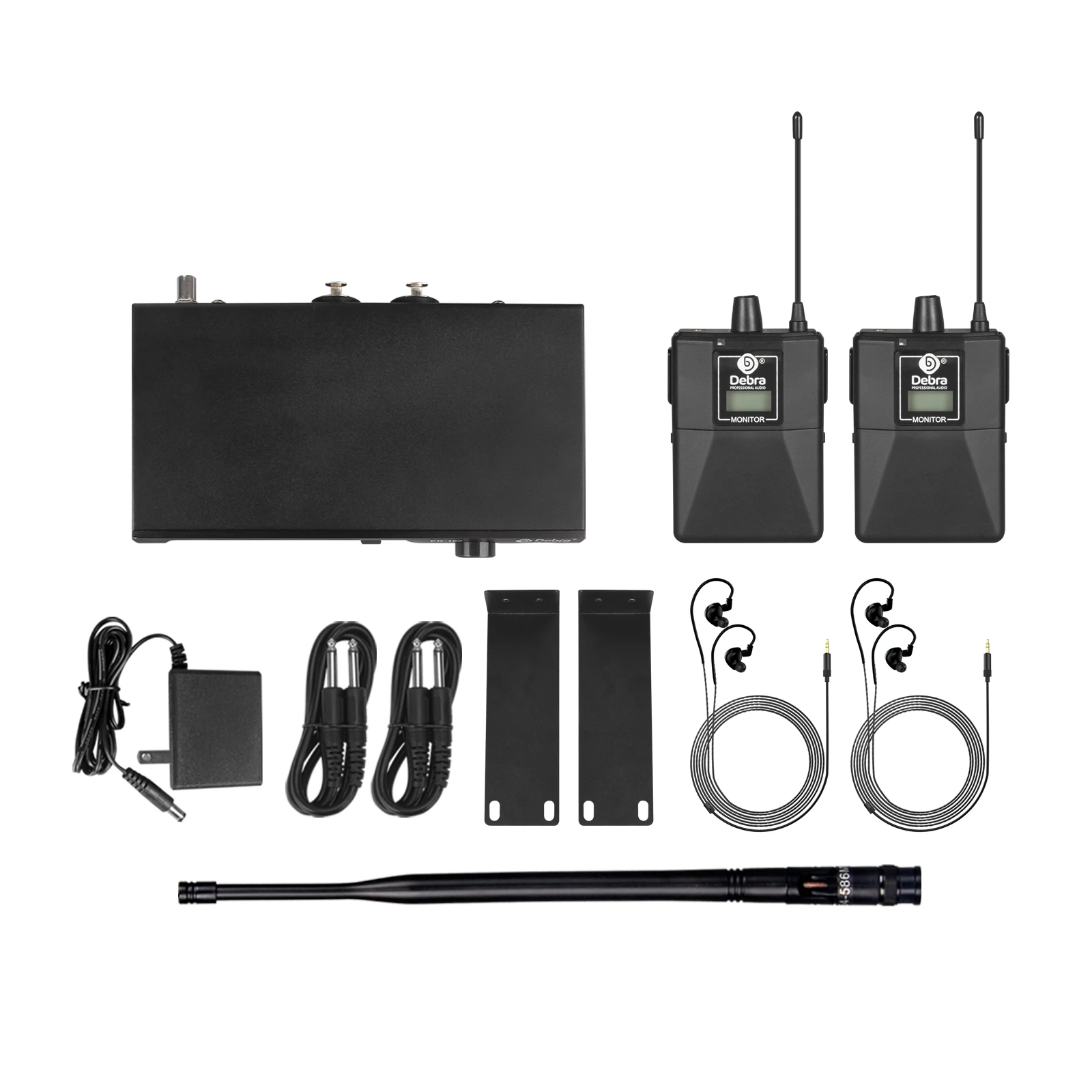 Debra ER-102 UHF Wireless In-Ear Monitoring System with Bluetooth 5.0 for Record