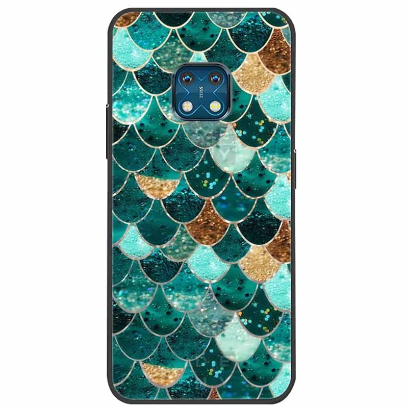 Soft Silicone Landscape Tiger TPU Back Cover with Cute Cartoon Design