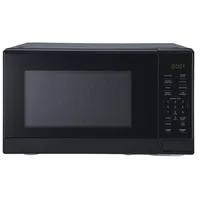 Black 1.1 cu ft Countertop Microwave 1000W Express Cook Defrost Functions 1