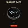 Magnetic Kitchen Timer Digital Timer Manual Countdown Alarm Clock Mechanical Cooking Timer Cooking Shower Study Stopwatch 3