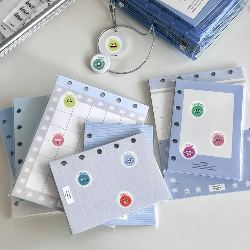 200개 얼굴 감정 스티커 재미있는 기분 스티커 학생을 위한 감정 지원 스티커, 다채로운 계정 스티커.