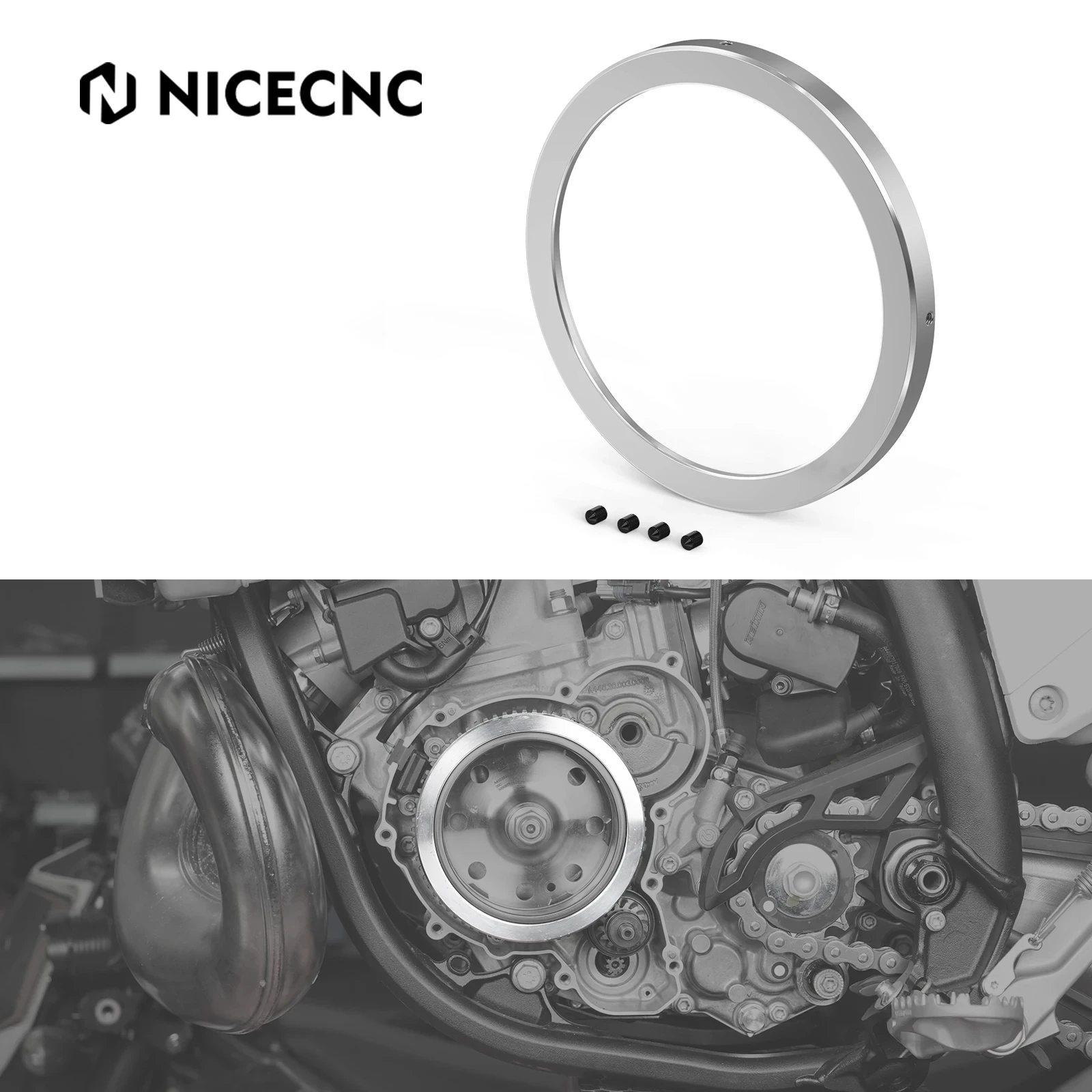 2024 Nicecnc 7Oz 7 Once Volano Peso Per Husqvarna Te 300 Te 250 Ktm Exc 300 Exc 250 Xcw 300 Xcw 250 Gasgas Ec 300 Ec 250
