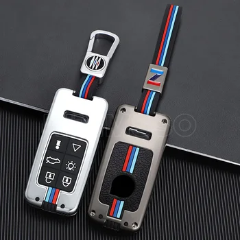 Lega Gel di silice 6 pulsanti portachiavi a distanza per auto custodia a conchiglia copertura completa per Volvo XC60 V60 S60 S80 XC70 V40 Cover senza chiave