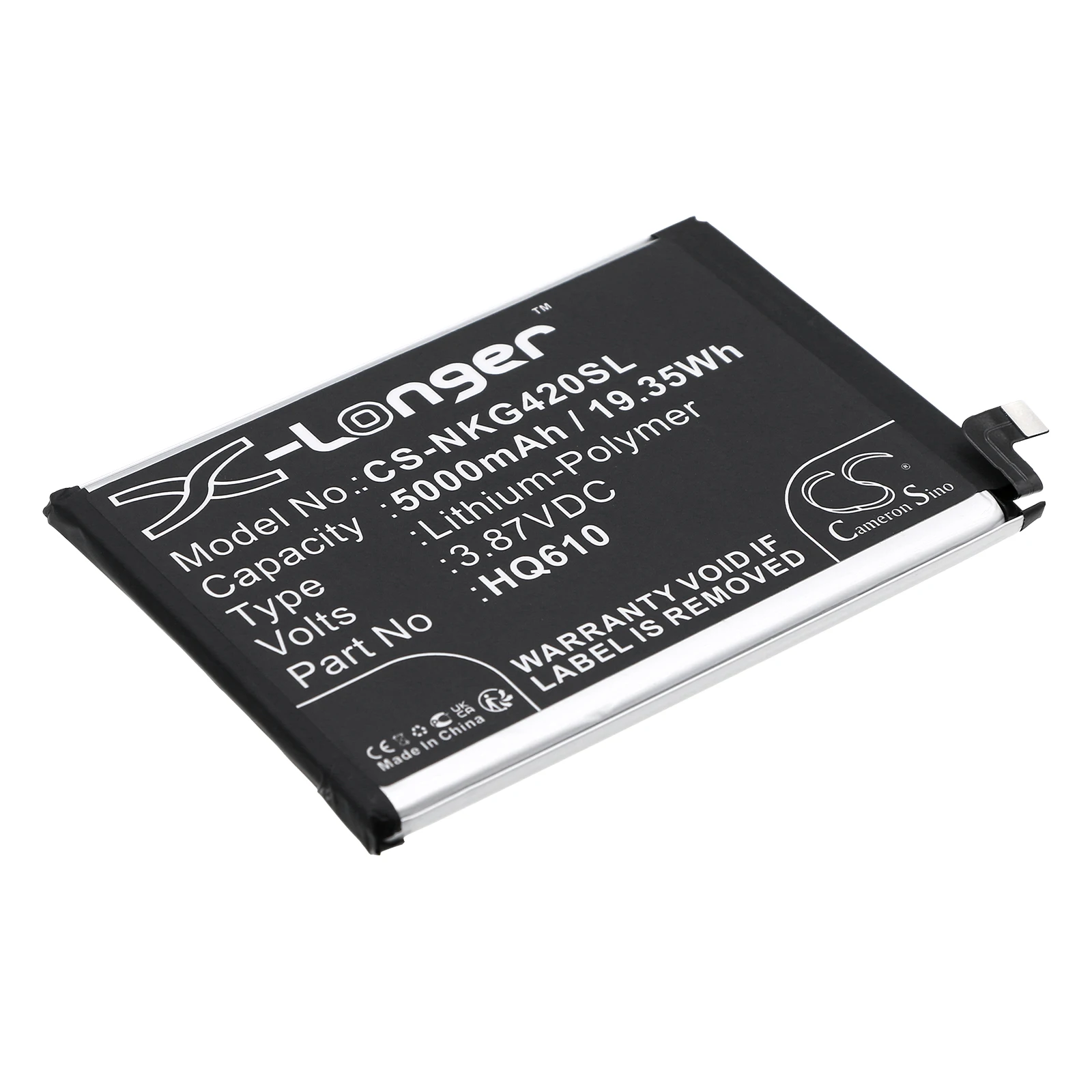 Mobile, Batteria Per Smartphone Per Nokia G42 5G Hq610 5000Mah / 19.35Wh