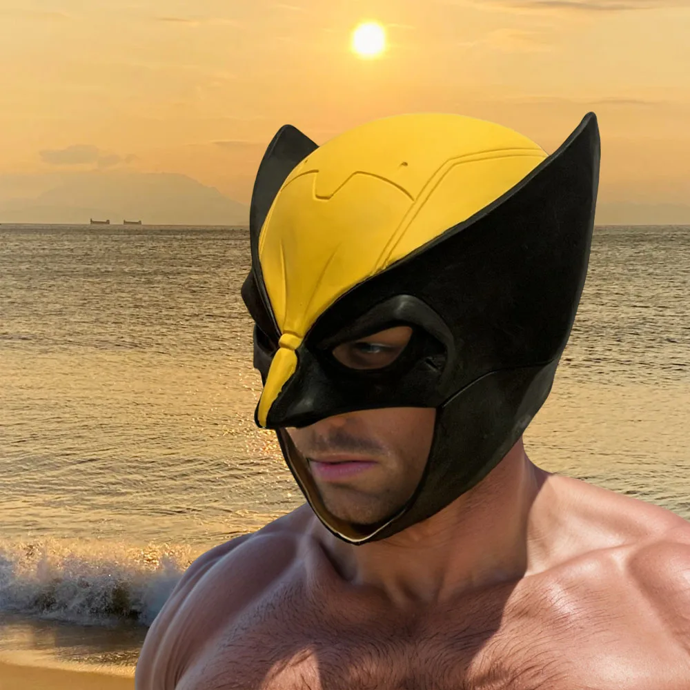 Cosplay Mask King Kong Helmet Halloween Party 1PC Wolverine Mask James Howlett Latex Full Face Masks Movie Props