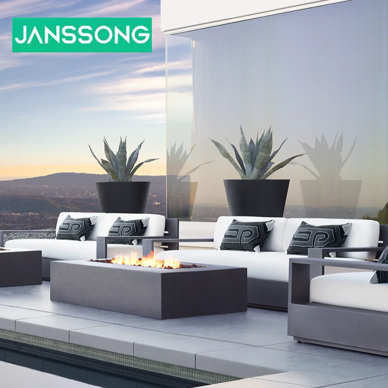 Hotel Patio Outdoor Furniture Set Aluminum Frame Lounge Patio Garden Sofa Set Luxury Garden Sofa Modern Outdoor Furniture