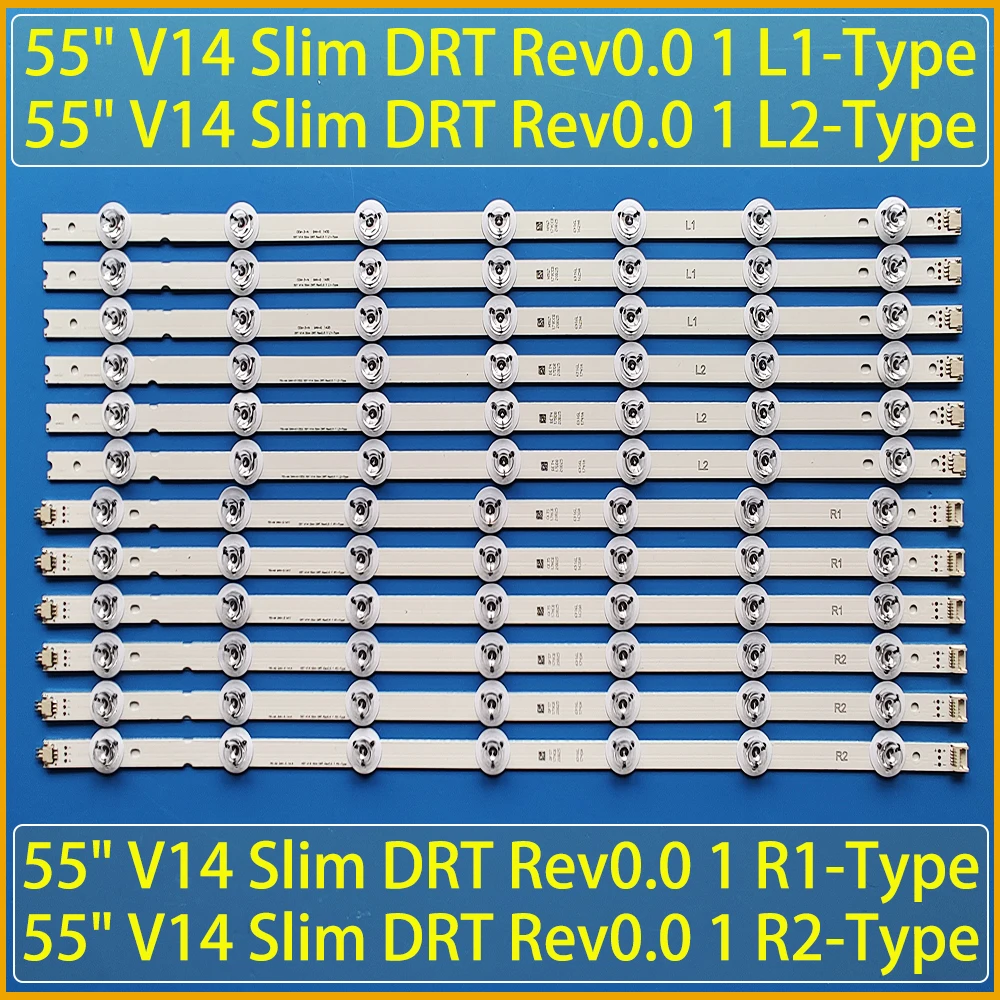 

NEW 6916L-1629A 55" V14 SLIM DRT REV 0.0 1 TYPE LED Backlight Strip for LG 55LB670V 55LB671V 55LB673V 55LB675V 55LB690V 55GB7800