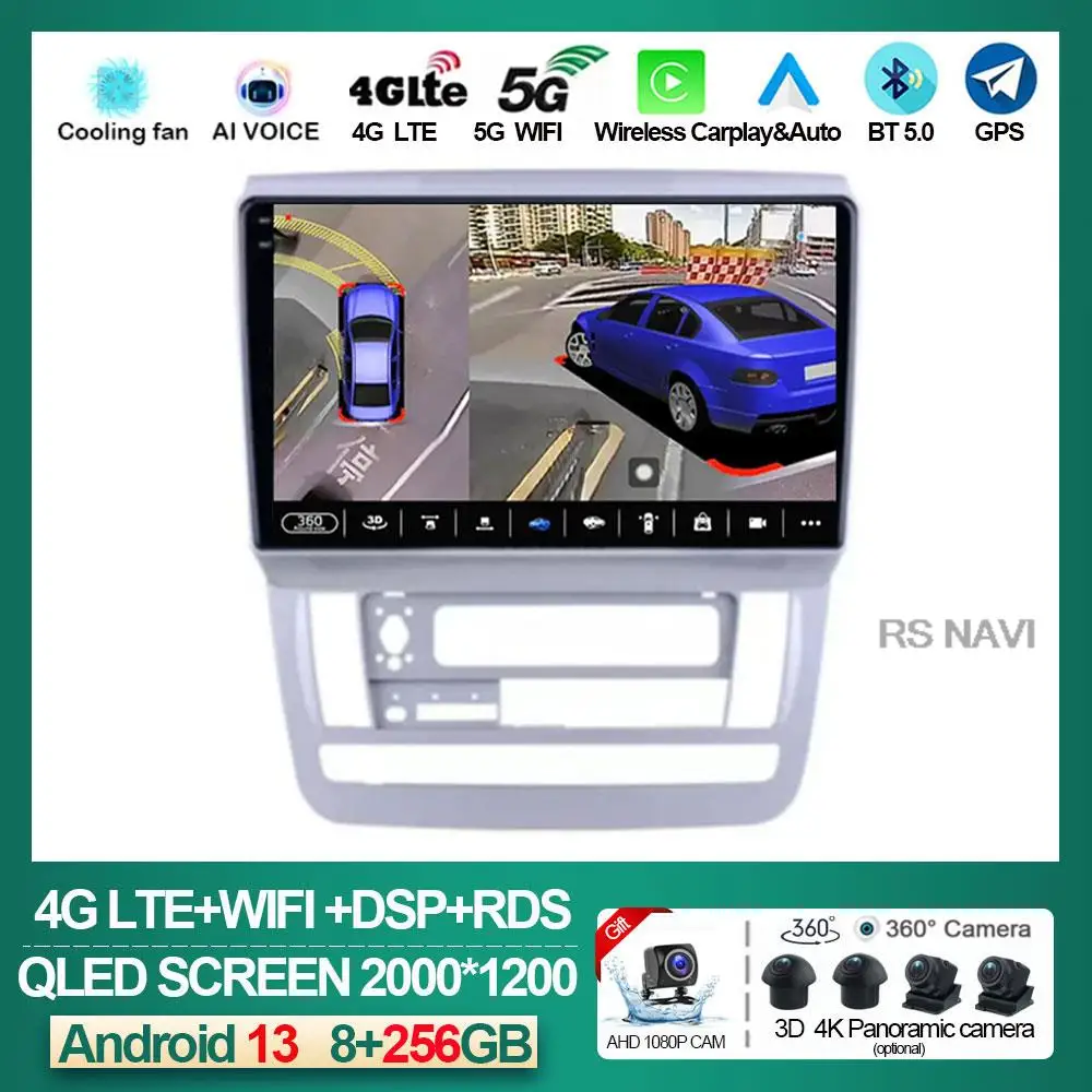 

2 Din Car Multimedia For Toyota Alphard 2002 - 2007 Android 13 Autoradio Carplay GPS Navigation 4G WIFI Car Radio DSP DVD