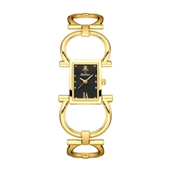 Elegant Ladies’ Bracelet Watches: Minimalist and Timeless Gifts (Gold black)