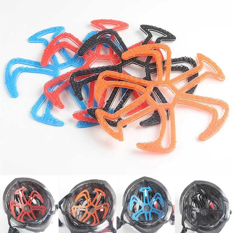 

Motorcycle Helmet Silicone Flexible Anti-deformation Inner Pad Ventilate Helmet Liner Pad Helmet Padding Bike Helmet Accessories