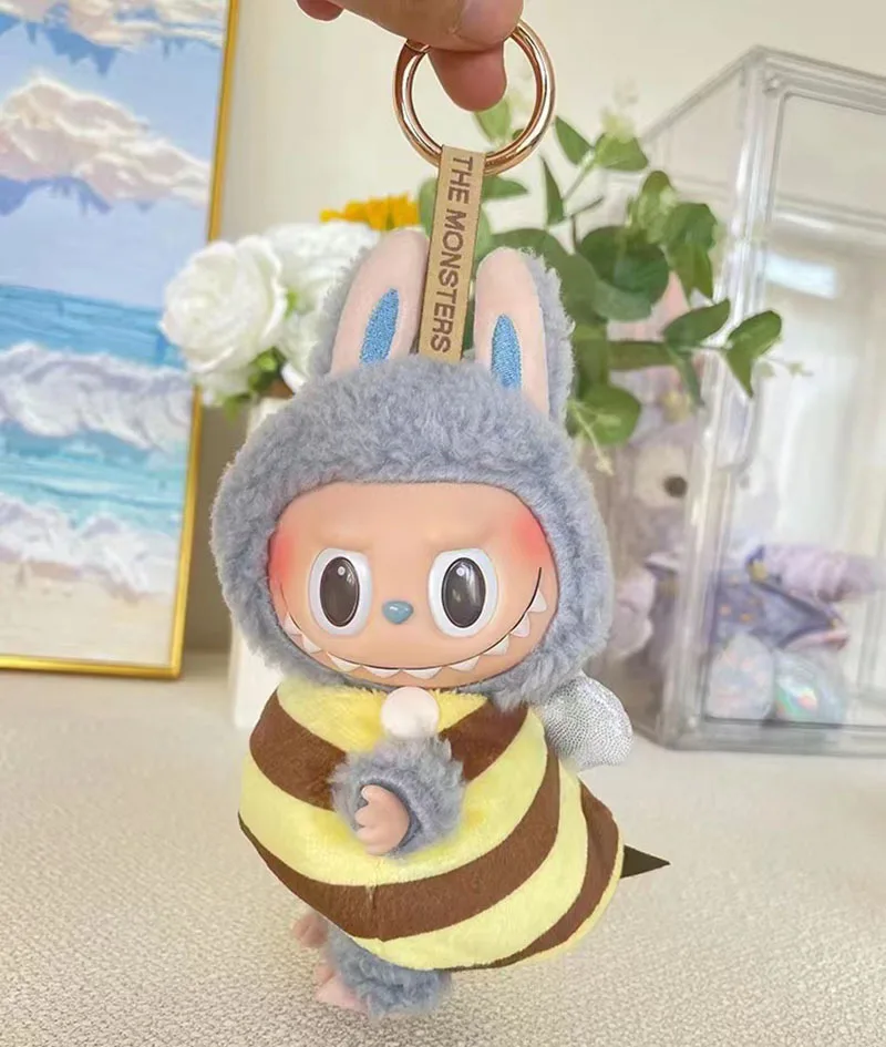 thumbnail image 1 of Clothes Only 15cm Pendant Blind Box Macaron Cloth Labubu Time To Chill Filled Doll Accessories Cos Cute Doll Pure Handmade Cloth, 1 of 5