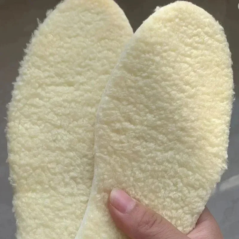 남성용 천연 양피 양모 깔창, 겨울 발, 따뜻하고 두껍고 푹신한 양털 깔창, 여성용 스노우 부츠 신발 패드, 1 쌍, 5 쌍