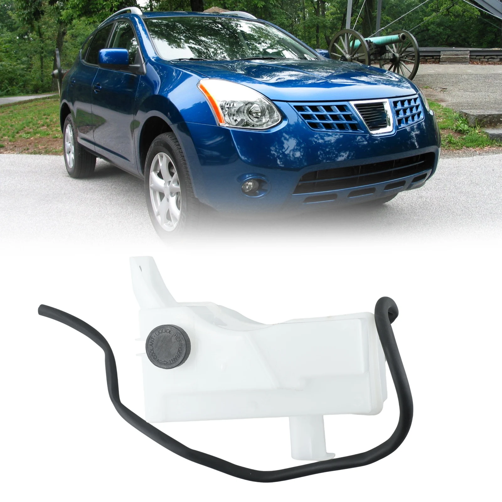 

Car Coolant Reservoir With Cap 21711-JG000 For Nissan For Rogue 2.5L L4 2008-2013 For Select 2.5L L4 2014-2015 Plastic Accessori