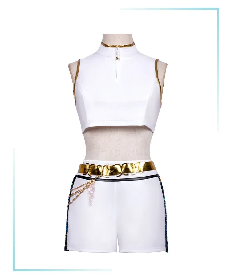 fabric and stitching details of cosplay costume