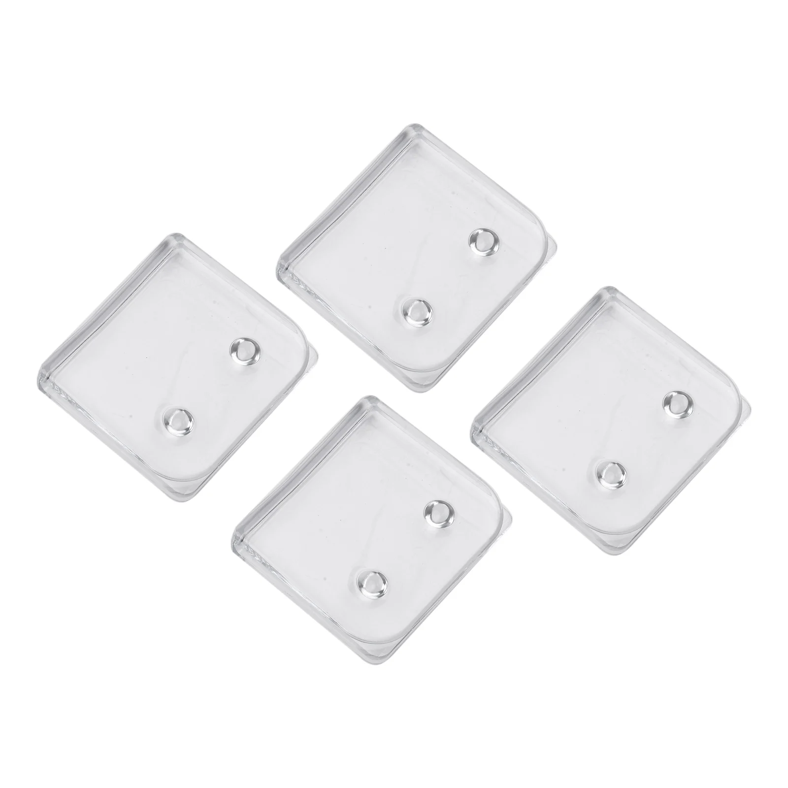 4Pcs Shower Curtain Clips Windproof Fixer Holder Self Adhesive Curtain Clips Anti Slip Bedsheet Clip Home Decoration Accessory