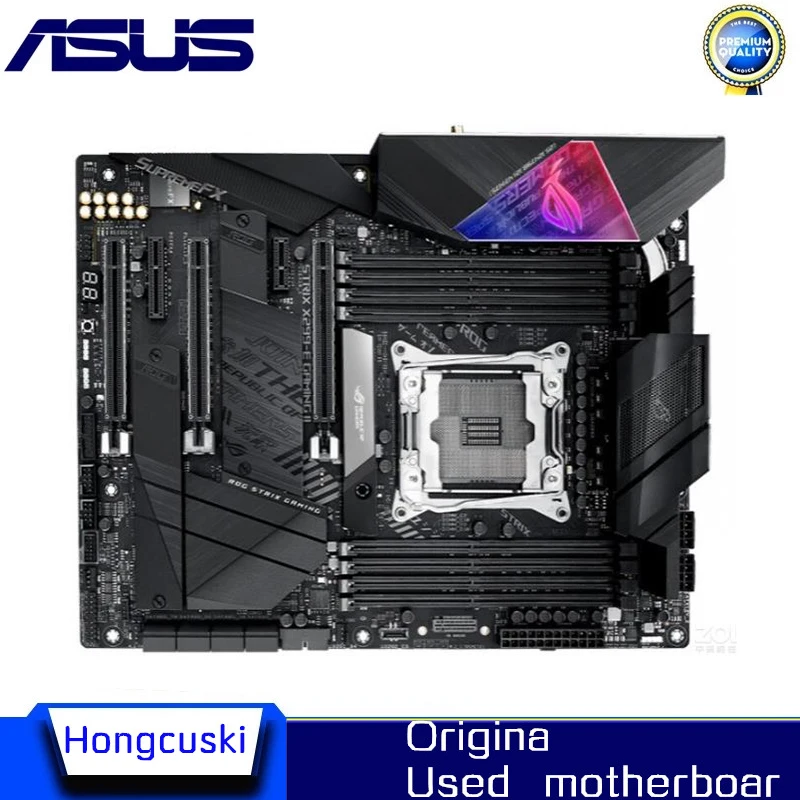 

Used For Asus ROG STRIX X299-E GAMING II Original Desktop Intel X299 DDR4 Motherboard LGA LGA 2066 USB3.0 M.2 SATA3