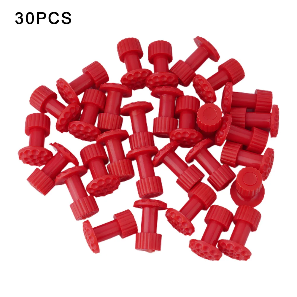 

30Pcs Nylon Dent Repair Puller Car Pulling Tabs Paintless Dent Repair Hail Removal Kit For Puller Tools