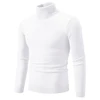 New Winter Turtleneck Thick Mens Sweaters Casual Turtle Neck Solid Color Quality Warm Slim Turtleneck Sweaters Pullover Men 5
